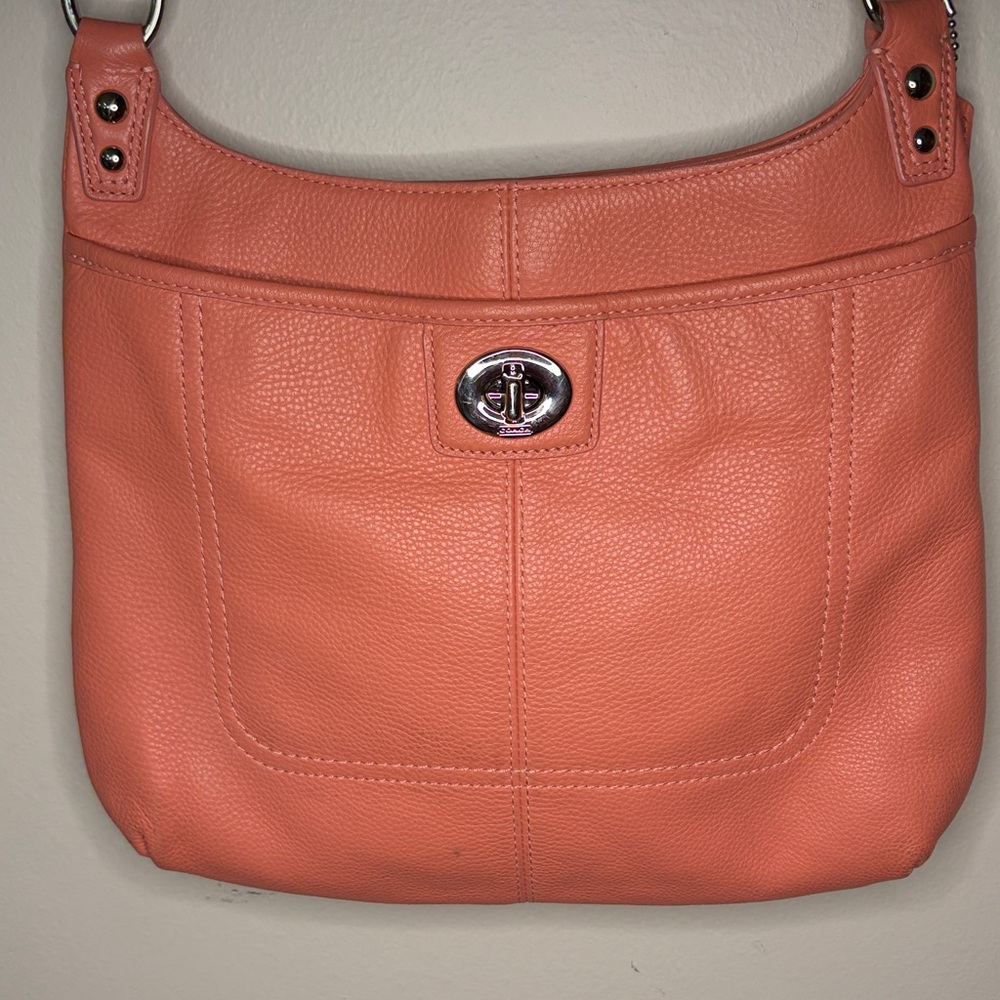 Coach Coral Leather Crossbody Bag